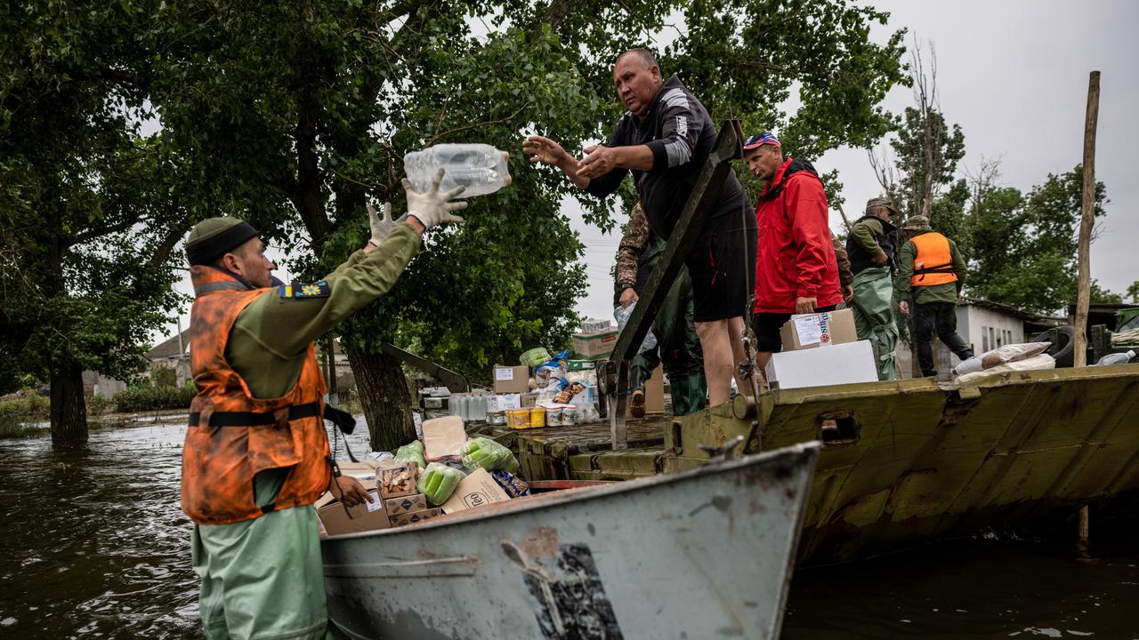 Ukraine dam breach