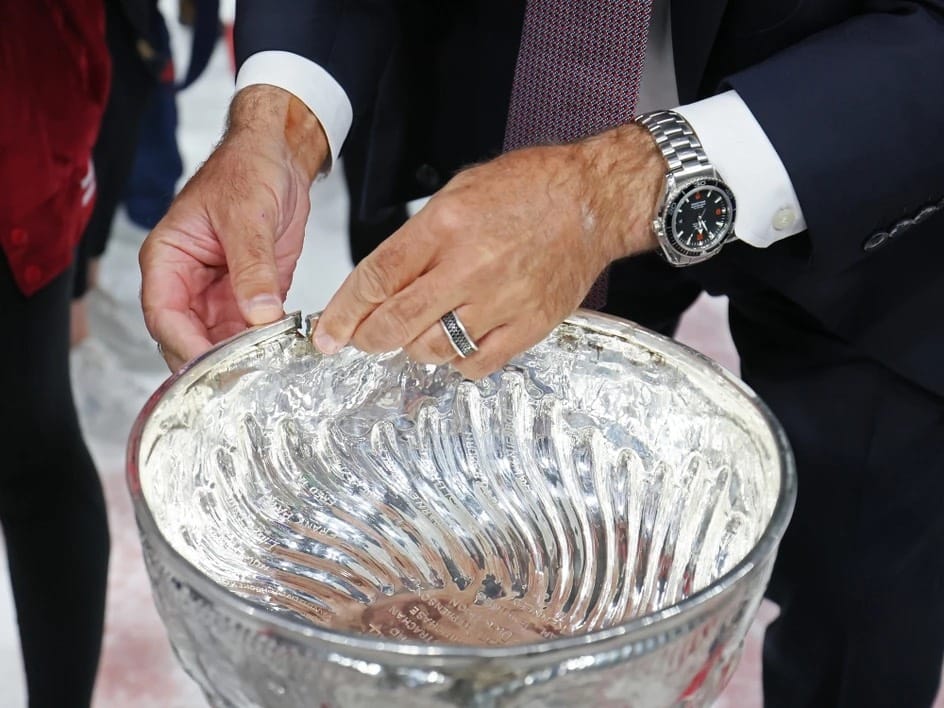 Stanley Cup damaged